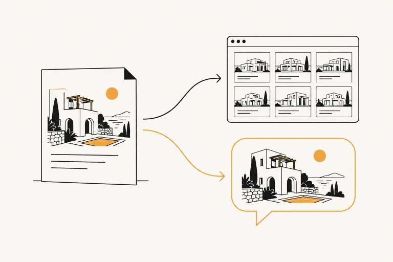 One property listing taking an additional route into a buyer conversation